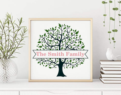 Family tree svg, Last name svg, Family Reunion Svg, Family quotes svg, Tree of life svg, Family name svg, Family monogram svg, Wedding Svg SVG CutLeafSvg 
