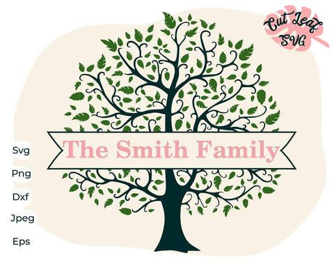 Family tree svg, Last name svg, Family Reunion Svg, Family quotes svg, Tree of life svg, Family name svg, Family monogram svg, Wedding Svg SVG CutLeafSvg 