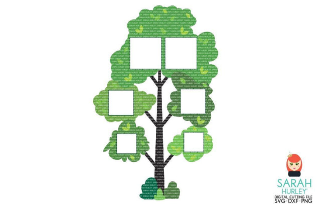 Family Tree SVG Sarah Hurley 