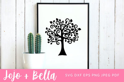 Family Tree Svg, Tree Svg, Family Svg, Svg, Family Reunion Svg, Family Tree Clipart, Svg files for Cricut, sublimation design downloads SVG Jojo&Bella 