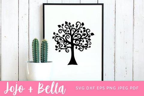 Family Tree Svg, Tree Svg, Family Svg, Svg, Family Reunion Svg, Family Tree Clipart, Svg files for Cricut, sublimation design downloads SVG Jojo&Bella 