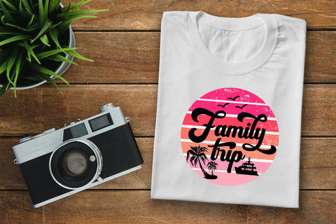 Family Trip Sublimation Design Sublimation Happy Printables Club 