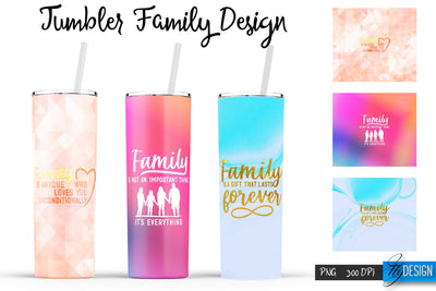 Family Tumblers | Family Quotes Sublimation | PNG 20 Oz Tumbler | Tumbler Wrap Sublimation Fly Design 