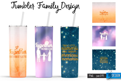 Family Tumblers | Family Quotes Sublimation | PNG 20 Oz Tumbler | Tumbler Wrap Sublimation Fly Design 