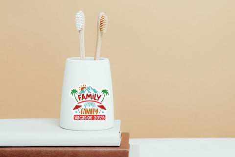 Family Vacation 2023 Sticker Bundle Sublimation DESIGNS DARK 