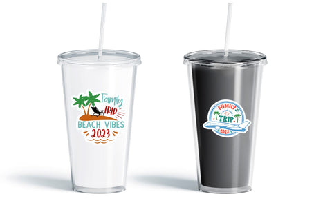 Family Vacation 2023 Sticker Bundle Sublimation DESIGNS DARK 