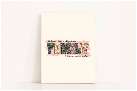 Family, Where Life Begins Sublimation Sublimation Jagonath Roy 