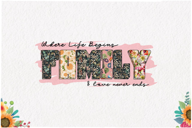 Family, Where Life Begins Sublimation Sublimation Jagonath Roy 