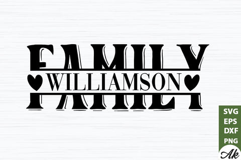 Family williamson SVG SVG akazaddesign 