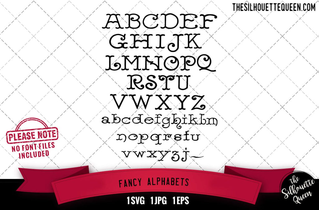 Fancy Alphabets alphabets - ABC letters - So Fontsy