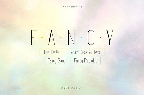 Fancy Font Family - 12 Fonts Font VPcreativeshop 