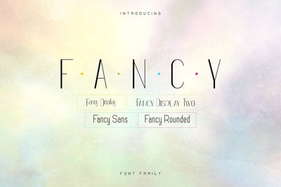 Fancy Font Family - 12 Fonts Font VPcreativeshop 