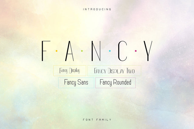 Fancy Font Family - 12 Fonts Font VPcreativeshop 