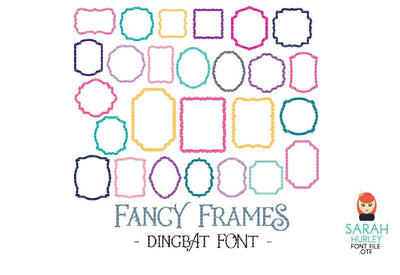 Fancy Frames Font Font Sarah Hurley 
