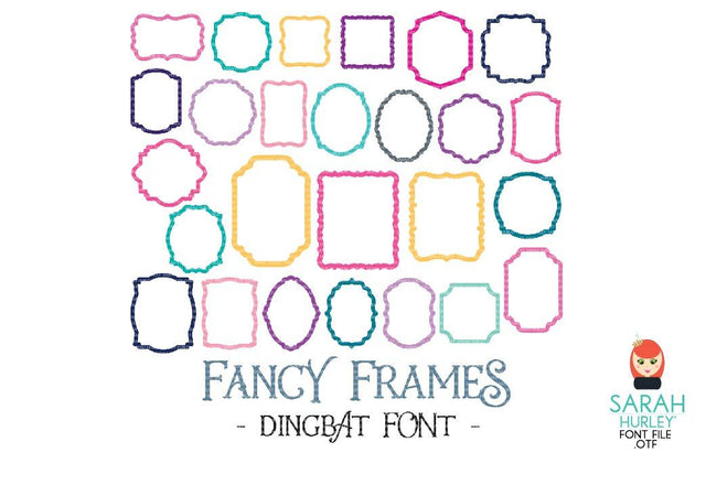 Fancy Frames Font Font Sarah Hurley 