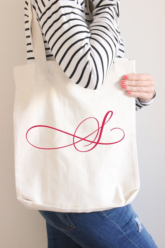 Fancy Monogram S Hand Lettered Calligraphy Cut File SVG Cursive by Camille 