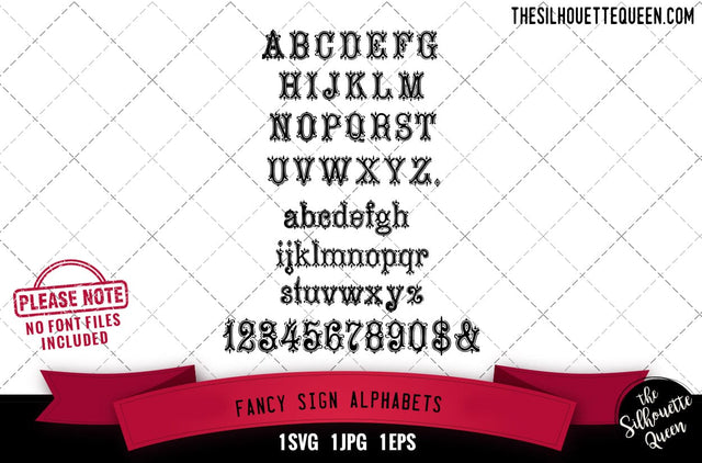 Fancy Sign Alphabets alphabets - ABC letters SVG Loveleen Kaur 