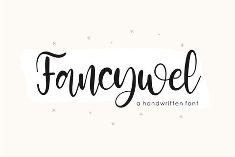 Fancywel Font Qwrtype Foundry 