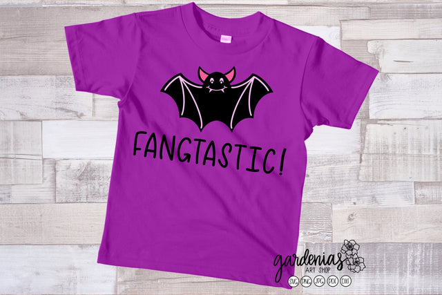Fangtastic Bat SVG Cut File SVG Gardenias Art Shop 