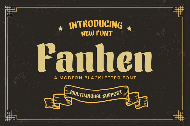 Fanhen Font twinletter 