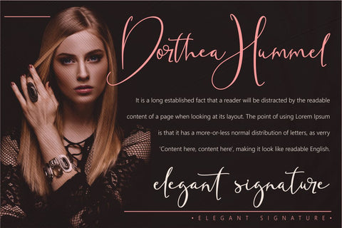 Fanish Elegant Signature Font Font PutraCetol Studio 