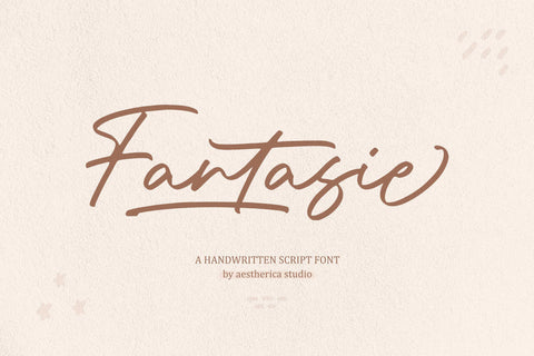 Fantasie Font Aestherica Studio 