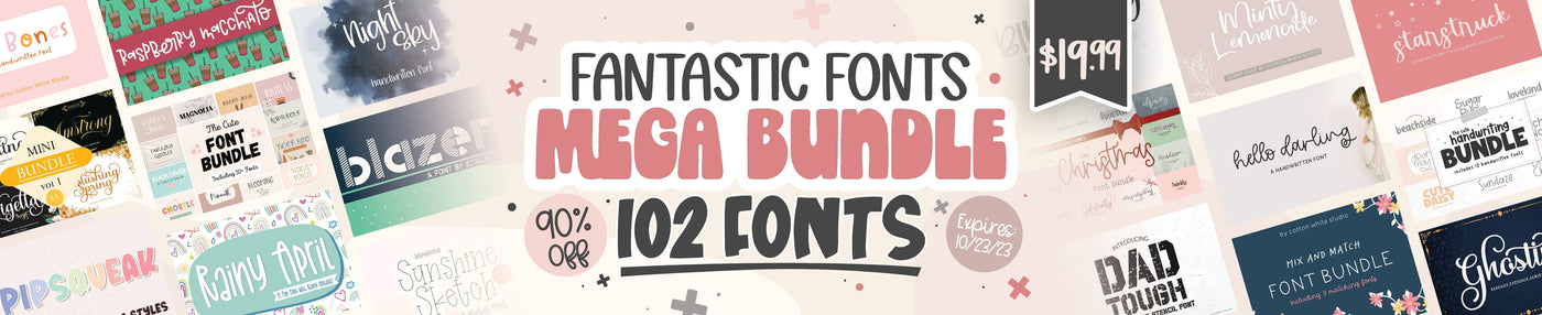 Fantastic Fonts Mega Bundle