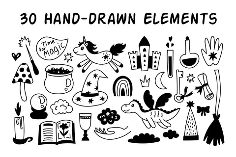 Fantasy Doodles Sublimation Rin Green 