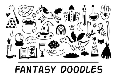 Fantasy Doodles Sublimation Rin Green 