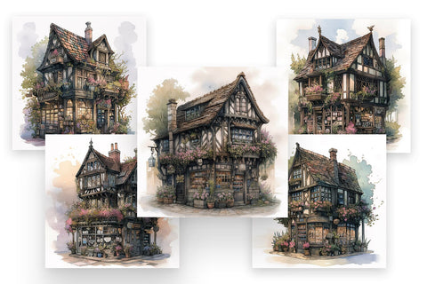 Fantasy Flower Shop Sublimation Background Bundle Sublimation BijouBay 