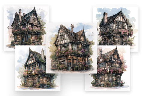 Fantasy Flower Shop Sublimation Background Bundle Sublimation BijouBay 