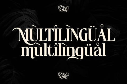 FANTASY MAGIST Typeface Font Storytype Studio 