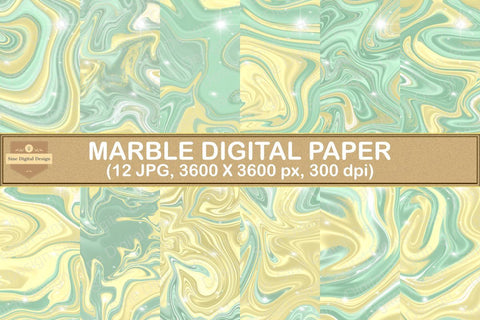 Fantasy Marble Digital Papers Backgrounds Digital Pattern SineDigitalDesign 