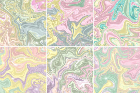 Fantasy Unicorn Marble Digital Papers Backgrounds Digital Pattern SineDigitalDesign 