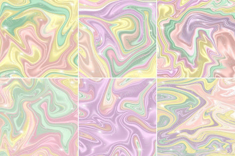 Fantasy Unicorn Marble Digital Papers Backgrounds Digital Pattern SineDigitalDesign 