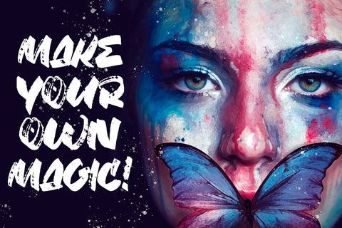 Fany Brush - Textured Brush Font Font StringLabs 