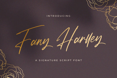 Fany Harlley - Handwritten Font Font StringLabs 
