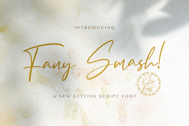 Fany Smash - Handwritten Font Font StringLabs 