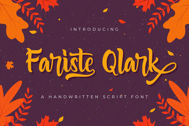 Fariste Qlark - Handwritten Font Font StringLabs 
