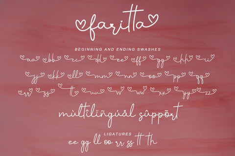 Faritta Font AEN Creative Store 