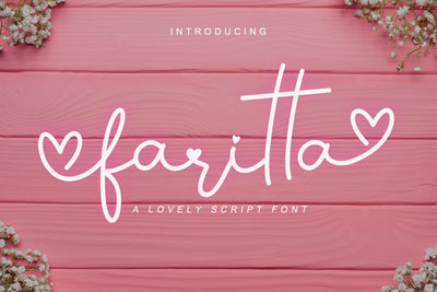 Faritta Font AEN Creative Store 