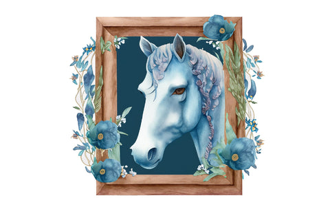 Farm Animals Light Blue Sublimation Sublimation Creativeart88 