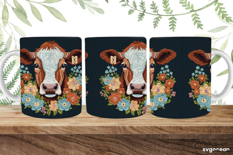 Farm Animals Mug | Embroidery | Sublimation SVG SvgOcean 