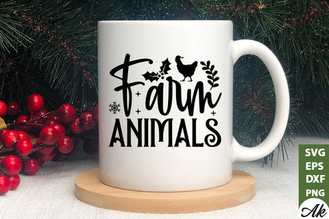 Farm animals SVG SVG akazaddesign 