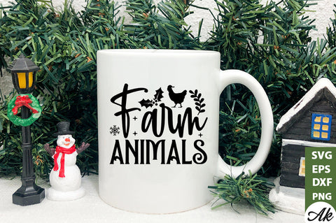 Farm animals SVG SVG akazaddesign 