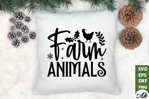 Farm animals SVG SVG akazaddesign 