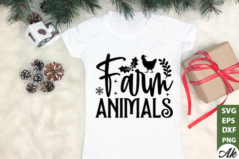 Farm animals SVG SVG akazaddesign 