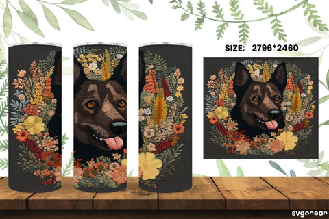 Farm Animals Tumbler Wrap | Embroidery | Sublimation SVG SvgOcean 