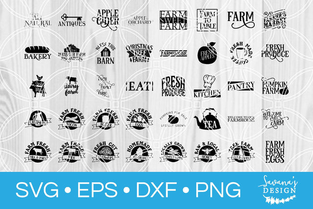 Farm Bundle SVG SavanasDesign 