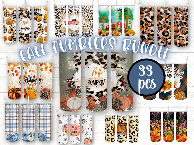 Farm bundle tumbler wrap Fall Bundle tumbler wrap Pumpkin tumbler SVG BambinaCreations 